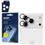 3MK HARDY Lens Protection Pro sklo na ochranu objektívu fotoaparátu pre Apple iPhone 17 Pro / 17 Pro Max, čierne