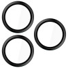 3MK HARDY Lens Protection Pro sklo na ochranu objektívu fotoaparátu pre Apple iPhone 17 Pro / 17 Pro Max, čierne