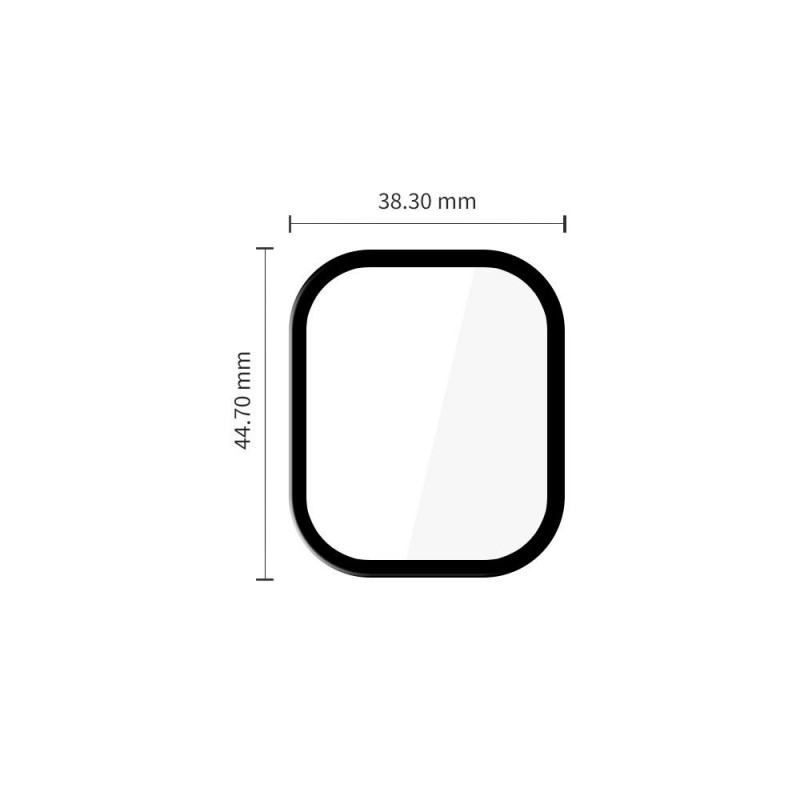 Tech-Protect Glass Flex+ Xiaomi Redmi Watch 6 hybridné sklo, čierne (2 ks)
