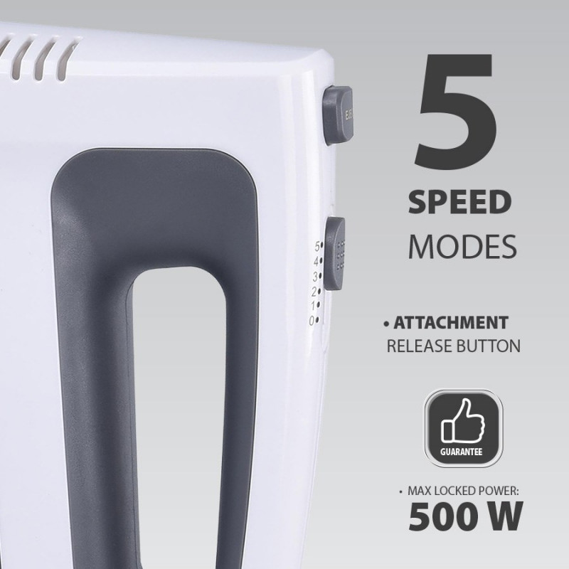 Ručný mixér MAESTRO MR-502, 500 W, biely/čierny