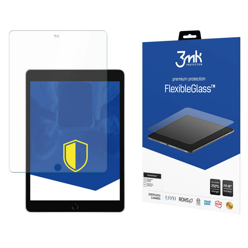 3MK FlexibleGlass Apple iPad 10.2 2019/2020/2021 (7th, 8th, 9th Gen) / iPad Air 10.5 2019 (3rd Gen) hybridné sklo na ochranu displeja, 3MK2149
