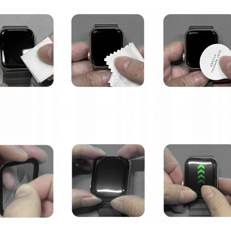 Tech-Protect Glass Flex+ THP4226 hybridné sklo pre Huawei Watch Fit 3 / 4 (2 ks), čierne
