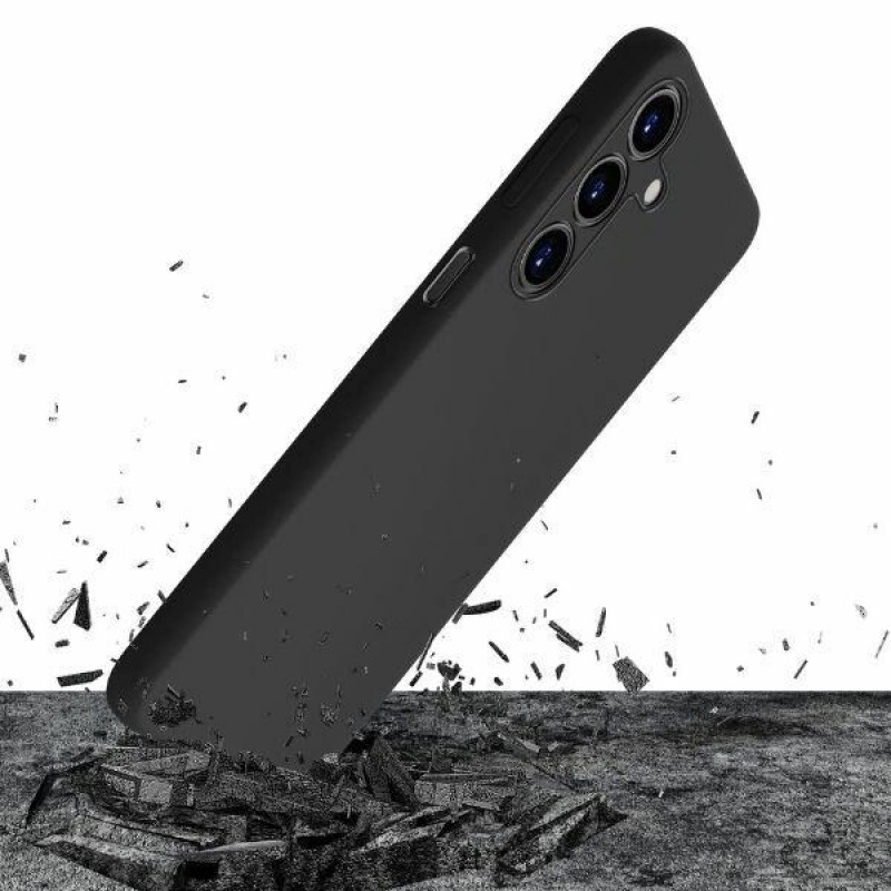 3MK Silicone Case Samsung Galaxy A15 5G, čierna