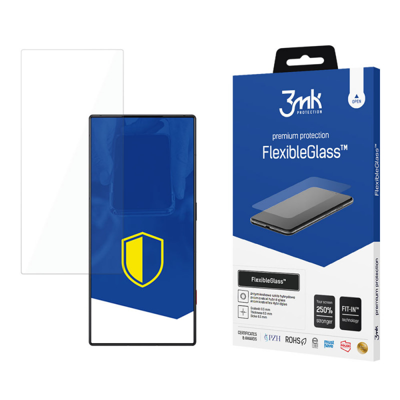3MK FlexibleGlass hybridné sklo na ochranu displeja pre Nubia Red Magic 8 Pro / 8 Pro+ / 8s Pro