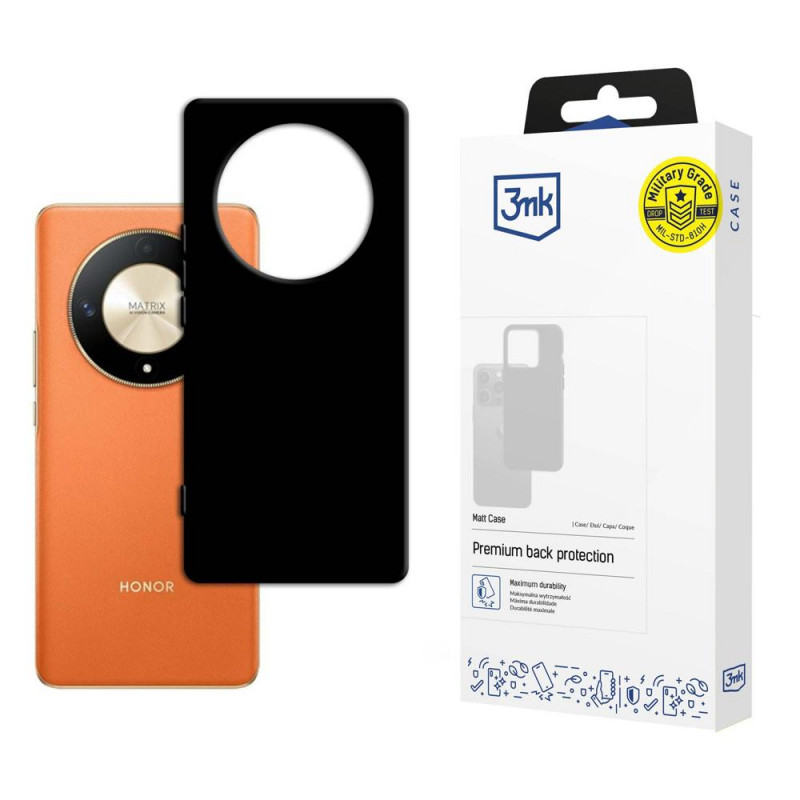 3MK Matt Case pre Honor Magic 6 Lite 5G, čierne