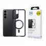 3MK Satin Armor MagCase 156089-0 MagSafe puzdro na smartphone pre Samsung Galaxy S24+, transparentné