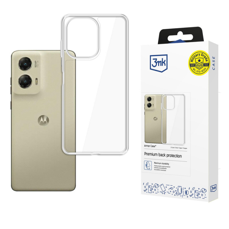 Puzdro na smartphone 3MK Armor Case pre Motorola Moto G Stylus 2024, transparentné