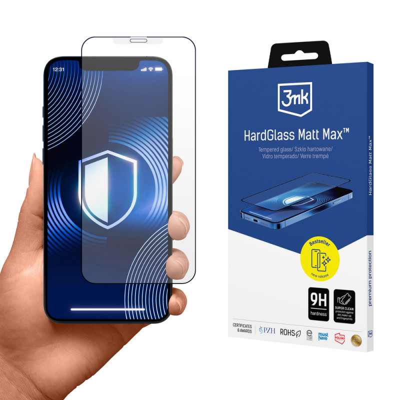 3MK HardGlass Matt Max tvrdené sklo na displej pre Apple iPhone XS Max / 11 Pro Max, matné