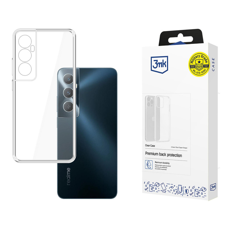 Puzdro 3MK Clear Case pre Realme C65, transparentné