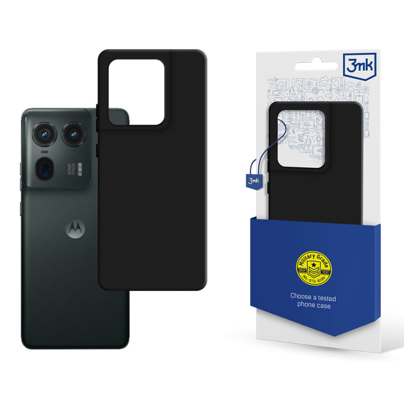 3MK Matt Case pre Motorola Moto Edge 50 Ultra, čierne