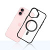 3mk Satin Armor MagCase s MagSafe pre Apple iPhone 16 (W-3SAMaCa-AiP16-0), priehľadný s čiernym rámom