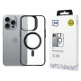 3mk Satin Armor MagCase s MagSafe pre Apple iPhone 16 Pro Max (W-3SAMaCa-AiP16PM-0), priehľadné s čiernym rámom
