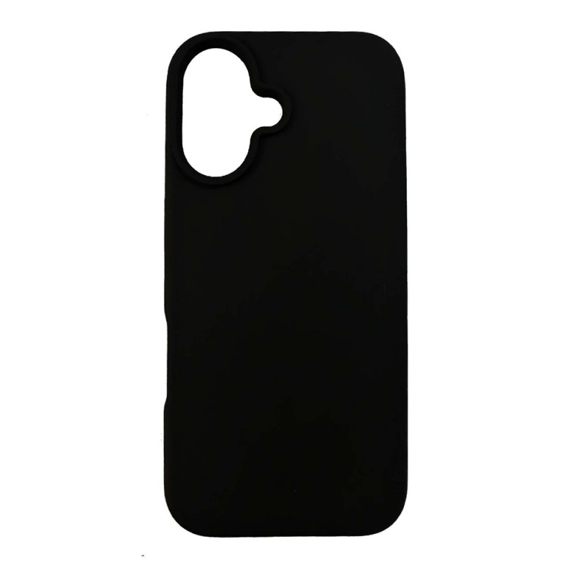 3mk Silicone Case pre Apple iPhone 16 Plus, čierne