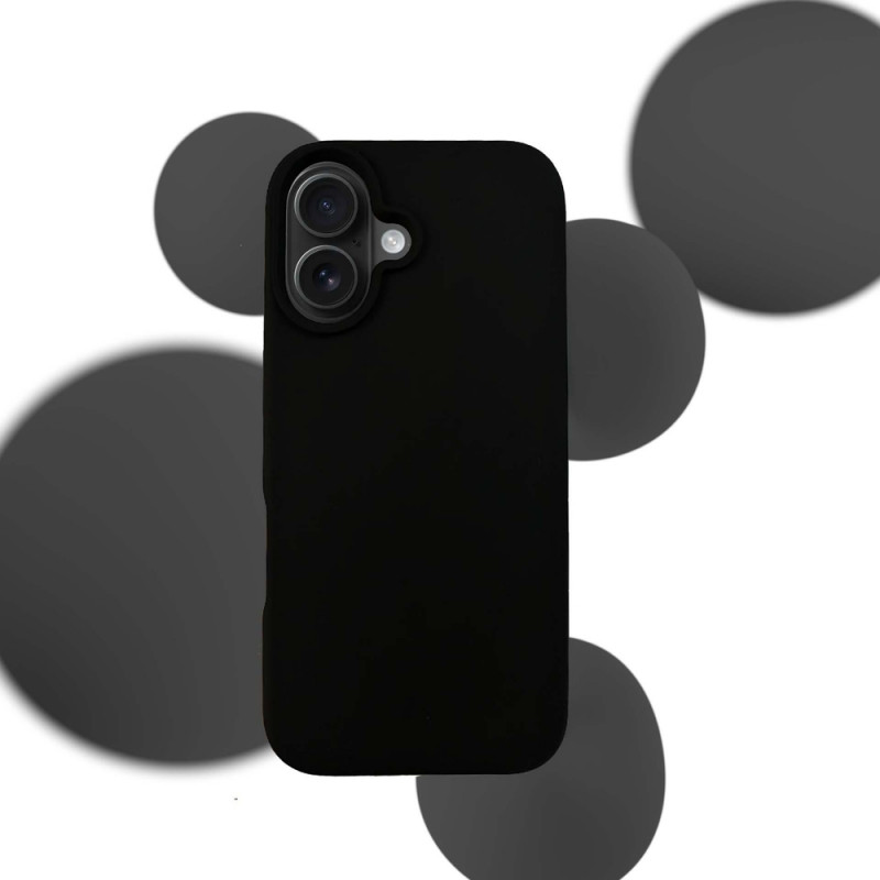3mk Silicone Case pre Apple iPhone 16 Plus, čierne