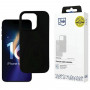 3mk Silicone Case pre Apple iPhone 16 Pro, čierne