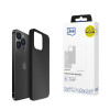 3mk Silicone Case pre Apple iPhone 16 Pro, čierne