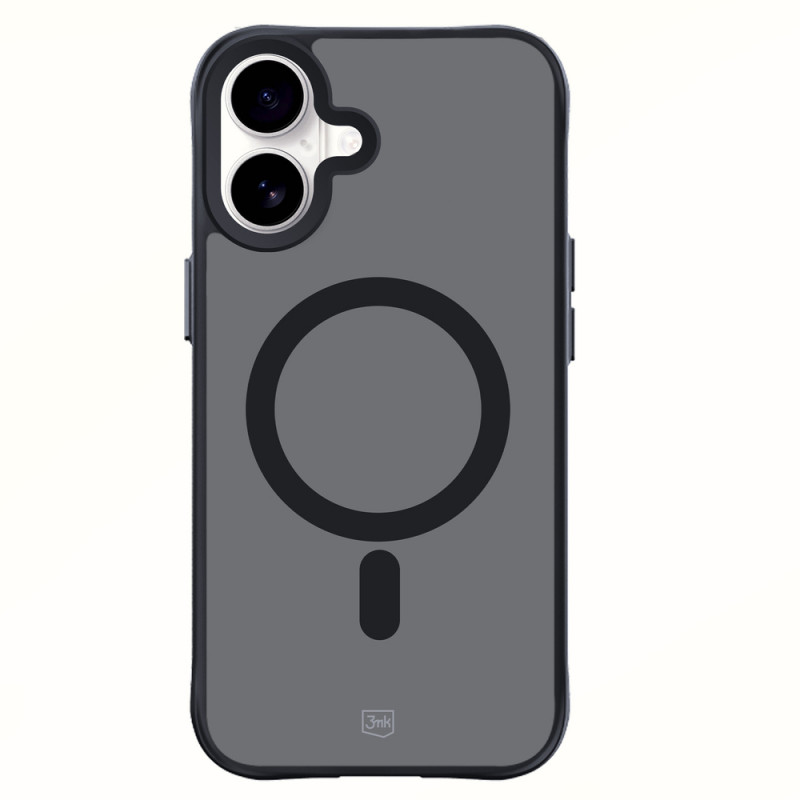3mk Smoke MagCase s MagSafe pre Apple iPhone 16 (W-3SmoMaCa-AiP16-0), polopriehľadný