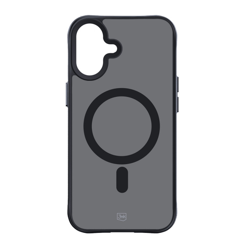3mk Smoke MagCase s MagSafe pre Apple iPhone 16 (W-3SmoMaCa-AiP16-0), polopriehľadný