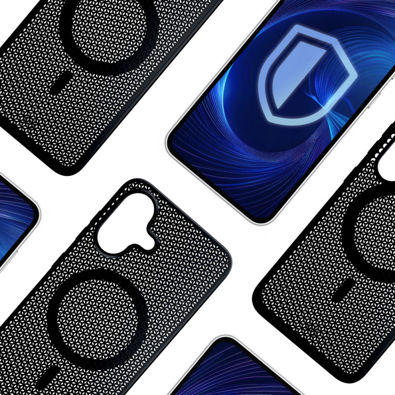 3mk COOLing MagCase pre Apple iPhone 16, čierne