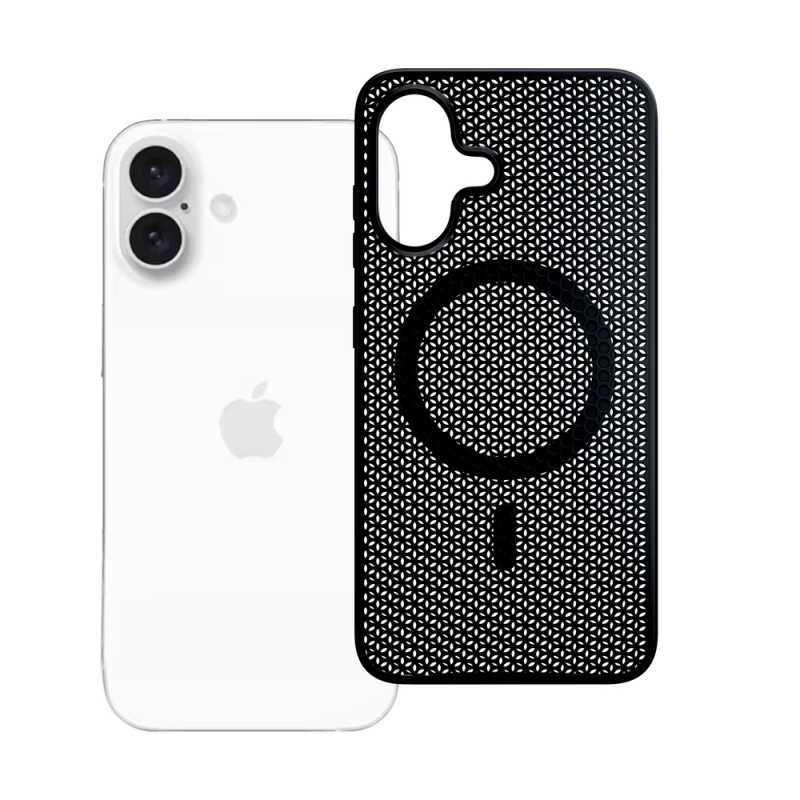 3mk COOLing MagCase pre Apple iPhone 16 Plus, čierny