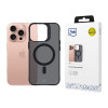 3mk Smoke MagCase s MagSafe pre Apple iPhone 16 Pro, polopriehľadný
