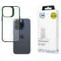 3MK Satin Armor Case+ Apple iPhone 15 Pro ochranné puzdro, zelené