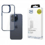 Ochranný kryt 3MK Satin Armor Case+ pre Apple iPhone 15 Pro, modrý