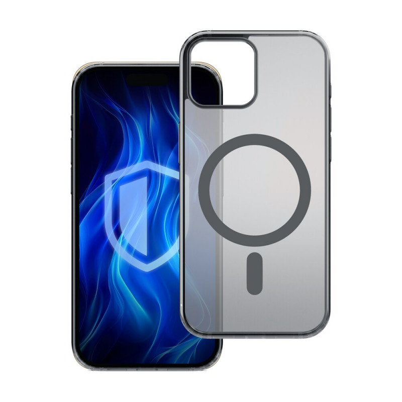 Puzdro 3MK Frosty MagCase pre Apple iPhone 14 Plus, čierne