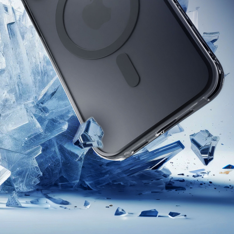 Puzdro 3MK Frosty MagCase pre Apple iPhone 14 Pro Max, čierne