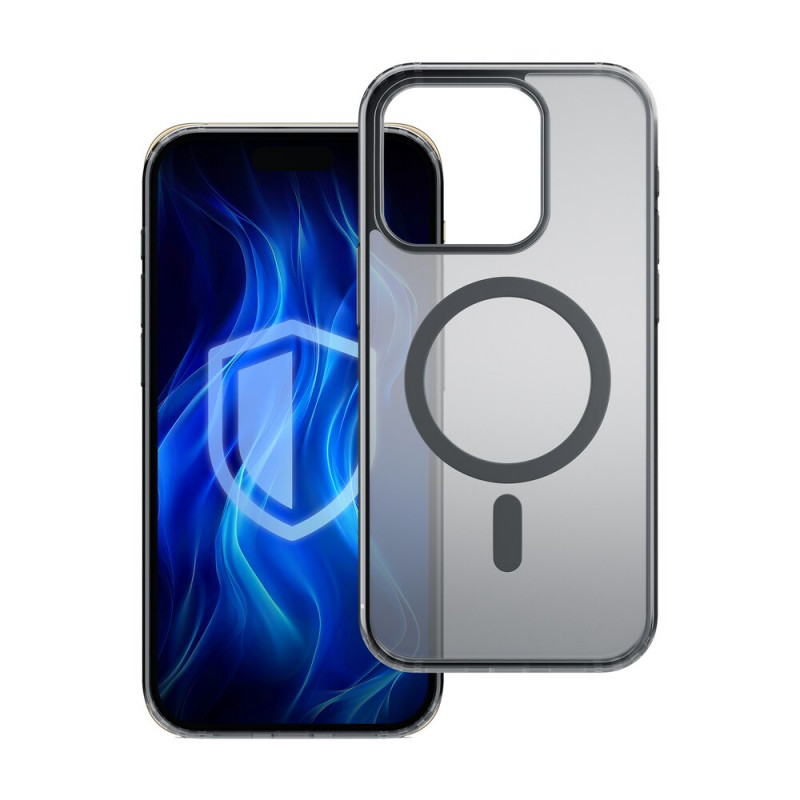 Puzdro 3MK Frosty MagCase pre Apple iPhone 14 Pro Max, čierne