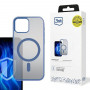 Puzdro 3MK Frosty MagCase pre Apple iPhone 15, modré