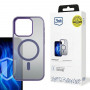 3MK Frosty MagCase MagSafe puzdro na smartphone pre Apple iPhone 15 Pro Max, fialové