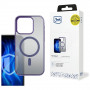 3MK Frosty MagCase MagSafe puzdro na smartfón pre Apple iPhone 13 Pro, fialové
