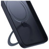 Puzdro 3MK Smoke Case Mag&Stand pre Apple iPhone 16 Pro Max, polykarbonát, čierne