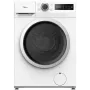Midea MF110W80/W-PL Slim práčka, 8 kg, biela/čierna