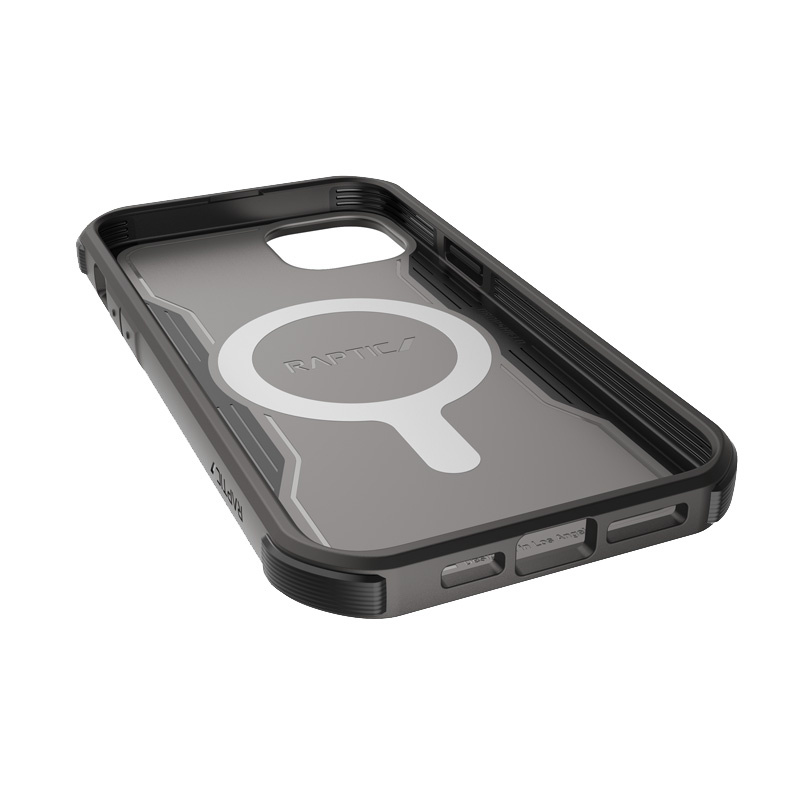 X-Doria Raptic Fort MagSafe puzdro pre Apple iPhone 14 Plus / 15 Plus, čierne