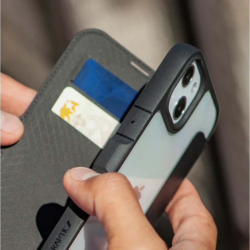 X-Doria Raptic Urban Folio puzdro na Apple iPhone 14 Plus / 15 Plus, čierne