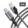 Goobay AXAGON ADE-AM30 USB-A Gigabit Ethernet adaptér s integrovaným 3 m CAT6 káblom, RJ-45