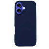 3MK Silicone Case pre Apple iPhone 16 Plus, tmavomodré