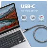 Goobay AXAGON ADE-CM30 USB-C Gigabit Ethernet adaptér s integrovaným 3 m CAT6 káblom, RJ-45