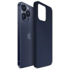 3MK Silicone Case pre Apple iPhone 16 Pro, námornícka modrá