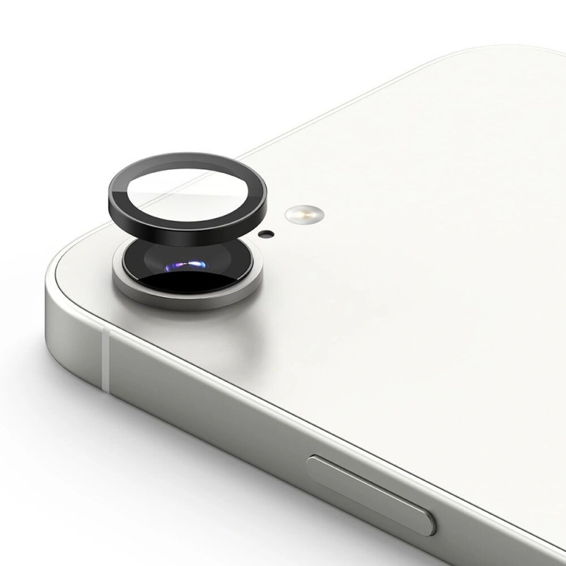 Ringke Camera Frame Protector pre Apple iPhone 17e / 16e, čierna (2 ks)