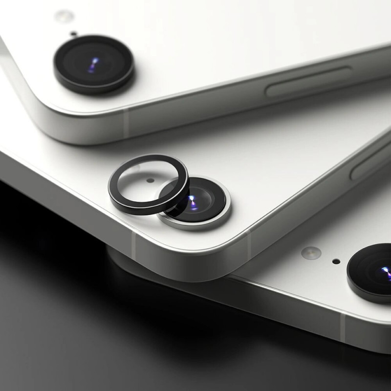 Ringke Camera Frame Protector pre Apple iPhone 17e / 16e, čierna (2 ks)