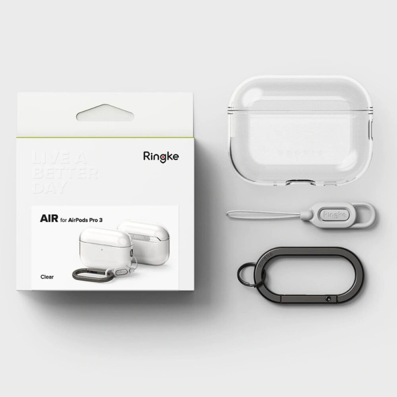 Ringke Air puzdro pre Apple AirPods Pro 3, priehľadné