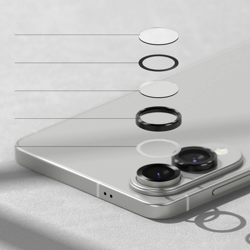 Ringke Camera Frame Protector pre Samsung Galaxy S25 Edge, čierna