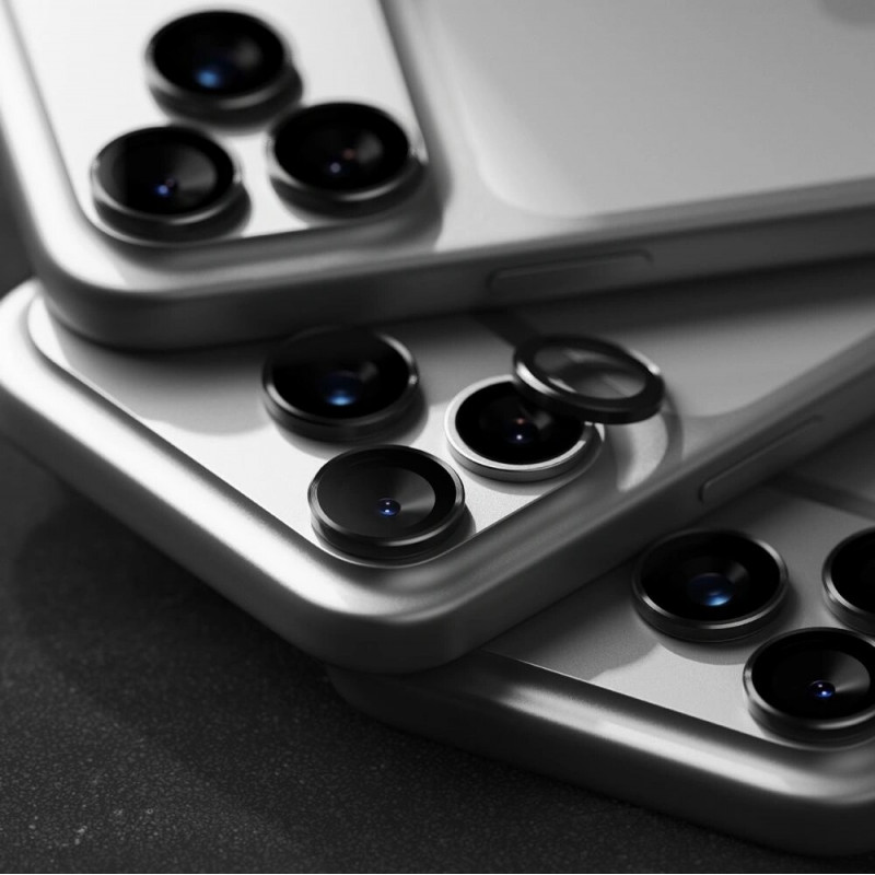 Ringke Camera Frame Protector pre Apple iPhone 17 Pro / 17 Pro Max, čierny (2 ks)
