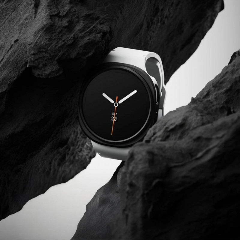 Ringke Slim RGK11819 puzdro pre Samsung Galaxy Watch 8 / 9 44 mm, priehľadné a matné čierne (2 ks)