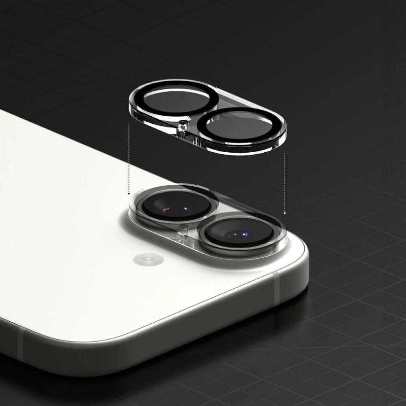 Ringke Camera Full Cover pre Apple iPhone 17, čierny (2 ks)
