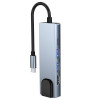 Tech-Protect V3 5in1 USB-C hub, sivý
