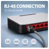 Goobay AXAGON ADE-AM15 USB-A adaptér na Gigabit Ethernet s integrovaným 1,5 m káblom CAT6